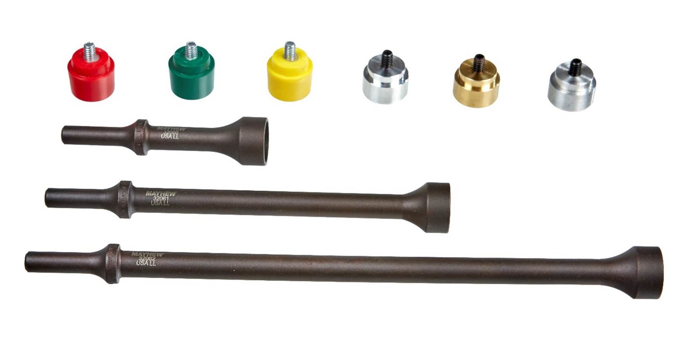 fb69a298af4285006410fb7afb0e77cef72dbba6 9 Piece Pneumatic Replaceable Tip Hammer Set