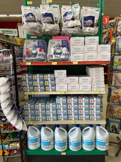 How the Hardware Industry is Coping with the COVID-19 Pandemic—Part I 6 Sebo's Do it Center in Clinton, Wash., was able to source disposable gloves from a restaurant/catering supply company.