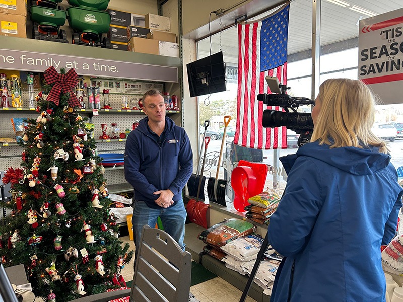 Brownsboro Hardware & Paint Plays Key Role in Wreaths Across America Effort at Zachary Taylor National Cemetery 1 Brownsboro Hardware & Paint owner Doug Carroll was interviewed about his store’s outstanding commitment to the Wreaths Across America program, which helped place wreaths on graves of all veterans buried at Zachary Taylor National Cemetery in Louisville, Ky.