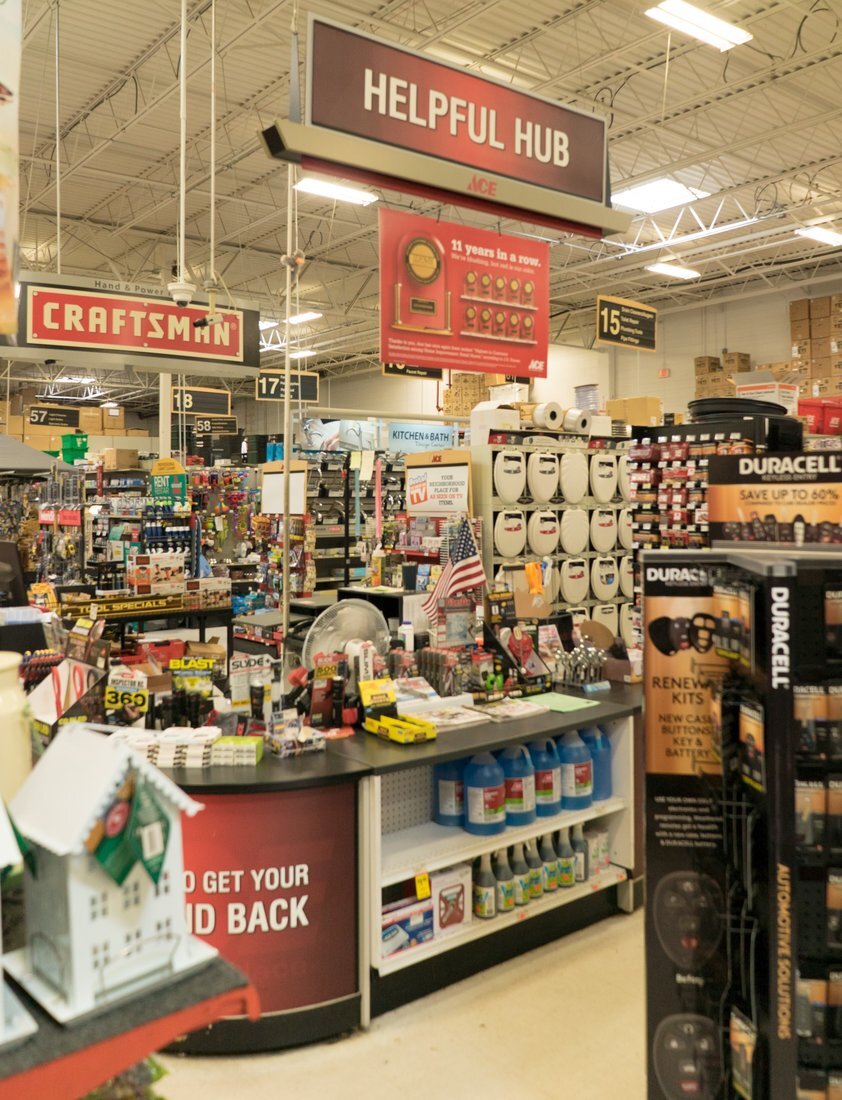 The Helpful Hub reinforces Turner Ace’s emphasis on customer service.