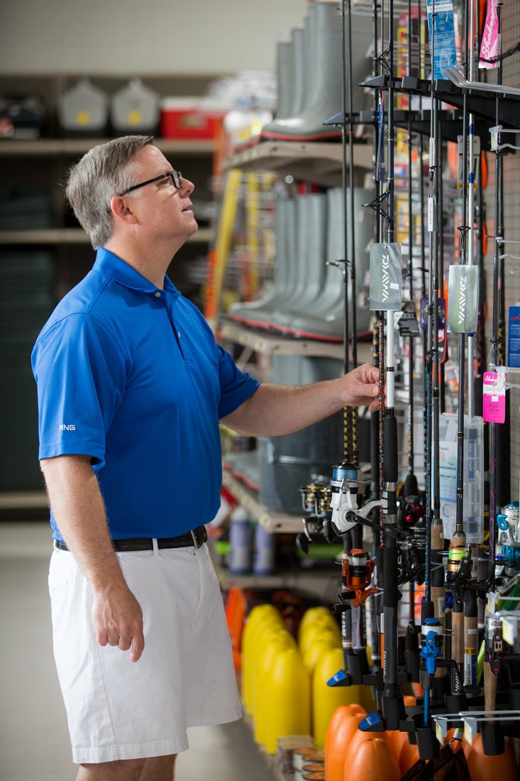 Opening A New Store That Stands Out 9 The new store has a niche in fishing supplies.