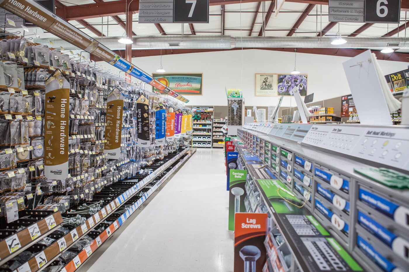 Opening A New Store That Stands Out 2 The large fasteners department makes a statement.