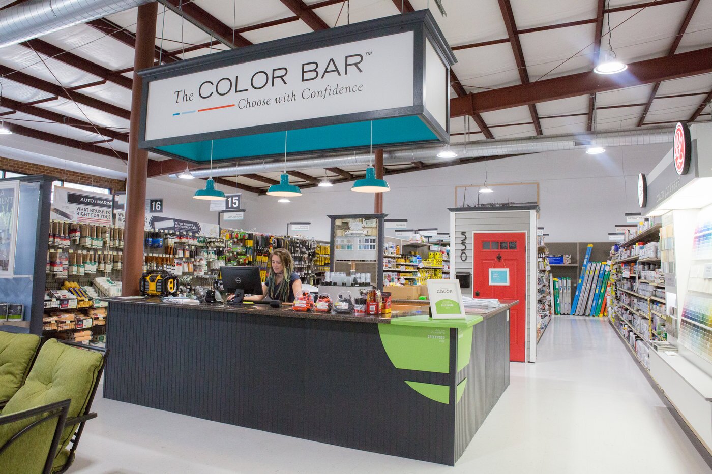 Opening A New Store That Stands Out 5 Adopting The Color Bar paint department has led to strong sales in paint.