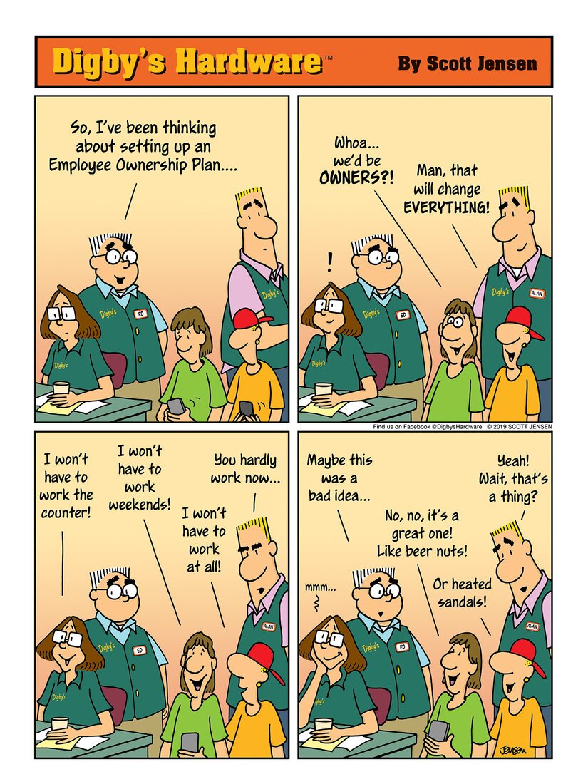  This is a favorite strip from February 2019.