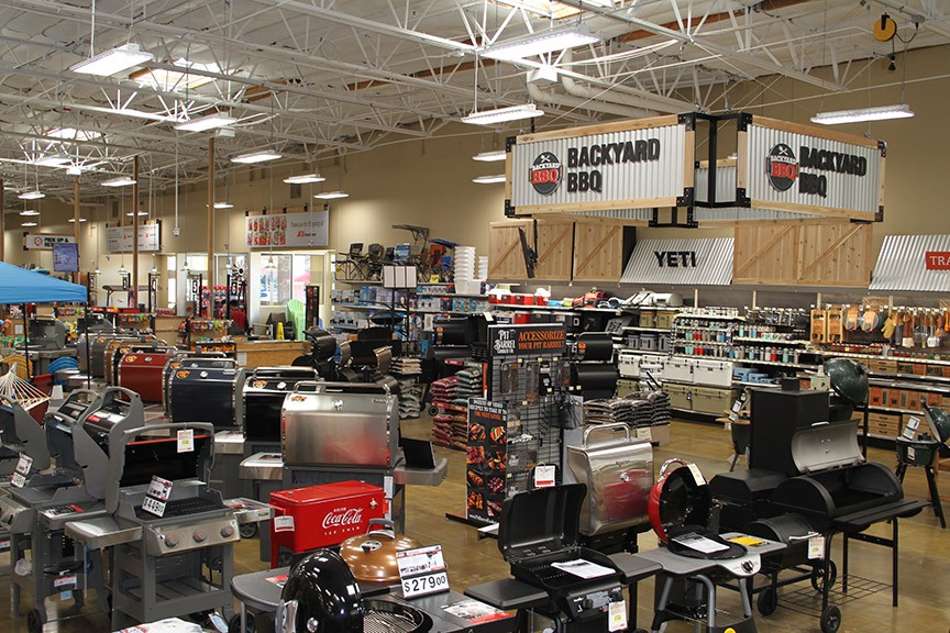 Retail Rebirth: Independents Thriving in Former Chain Sites 15 The Backyard BBQ store-within-a-store concept establishes a dominant image in grilling.