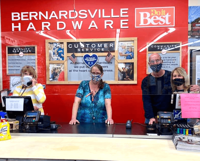 Drew and Renee Hubiak and the staff at Bernardsville Hardware are finding new ways to serve their customers in Bernardsville, N.J.