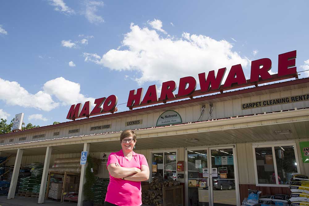 As owner of Mazo Hardware in Mazomanie, Wis., Renee Zaman has found new ways to serve her community.