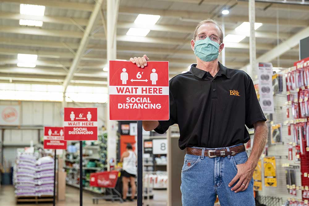 You need big signs if you want to get people’s attention about something important, according to Joe Burks.