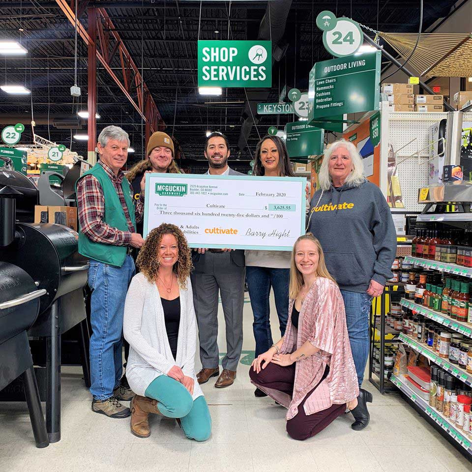 Retail Beacon Award —McGuckin Hardware—Boulder, Colo. 13 McGuckin donates money to nonprofits like Cultivate, which helps seniors connect with their surrounding communities.