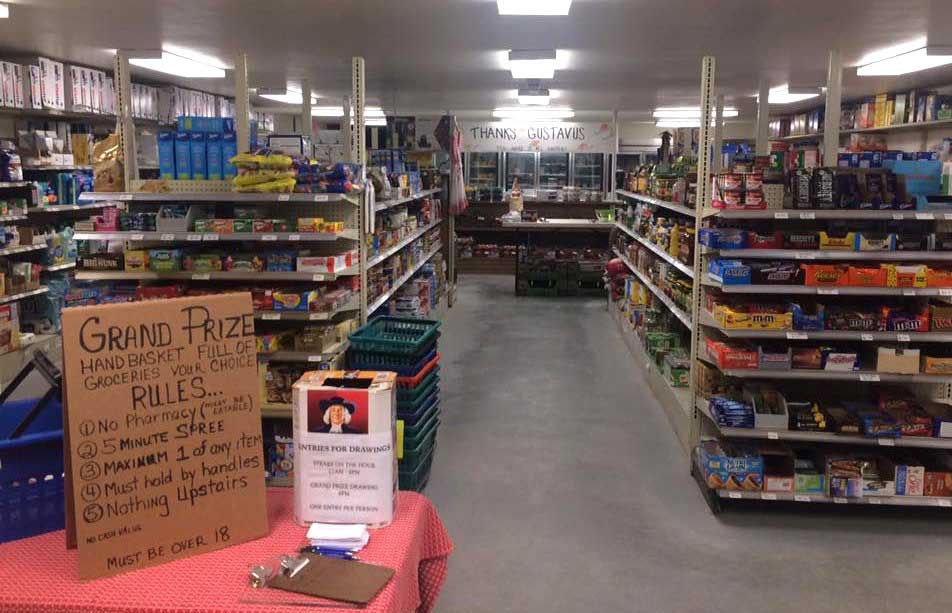 ToshCo sells groceries, hardware, lumber and other essentials in about 9,000 square feet of space. It is the only place in town to buy groceries. 