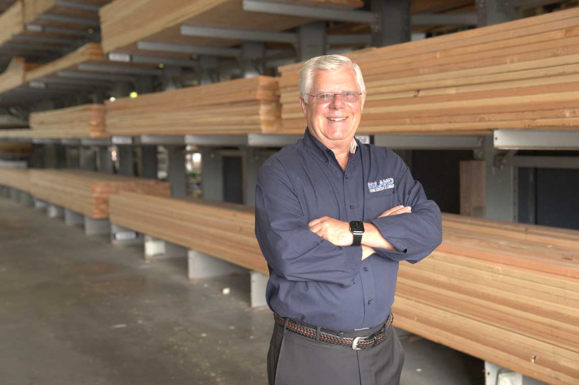 Beacon Award for Community Service — Island Home Center & Lumber – Vashon, Wash. 1 Earl Van Burkirk has owned Island Home Center & Lumber in Vashon, Wash., for 32 years.
