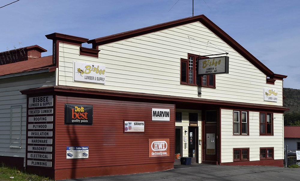 Bisbee Lumber caters to the many summer camps in the area.
