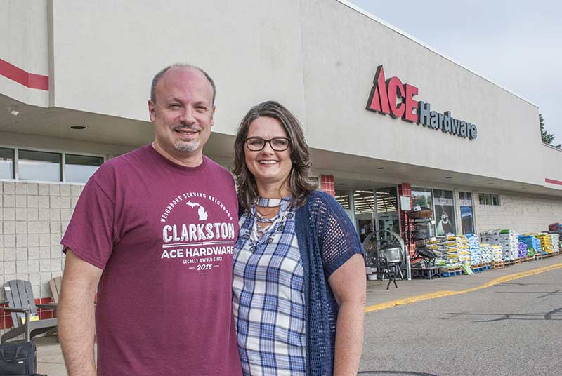 Jason and Melanie Haley, owners of Ace Hardware of Clarkston, were scrambling to keep up with their fast-growing business even before the pandemic hit.