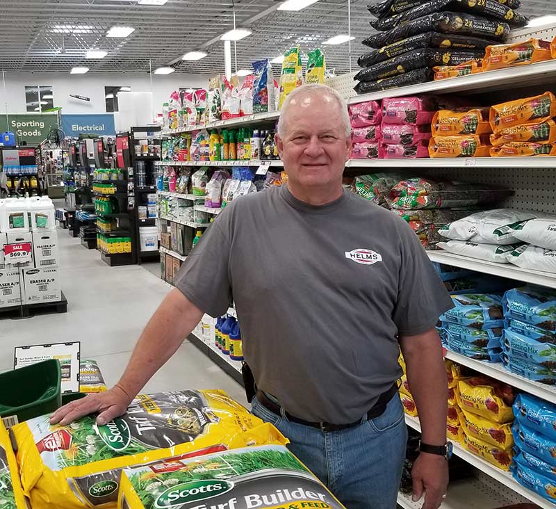Although lawn and garden is one of the top categories at Helms True Value Hardware, Brad Helms believes there is still lots of room to grow sales in that category.