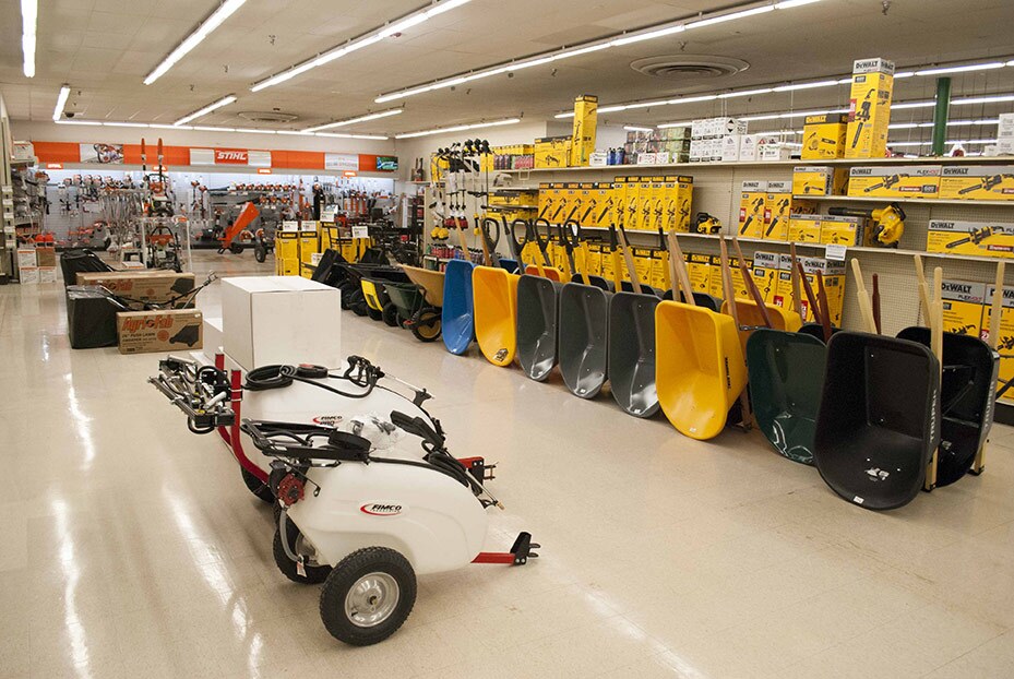 Footwear, power tools and power equipment are the three largest categories.