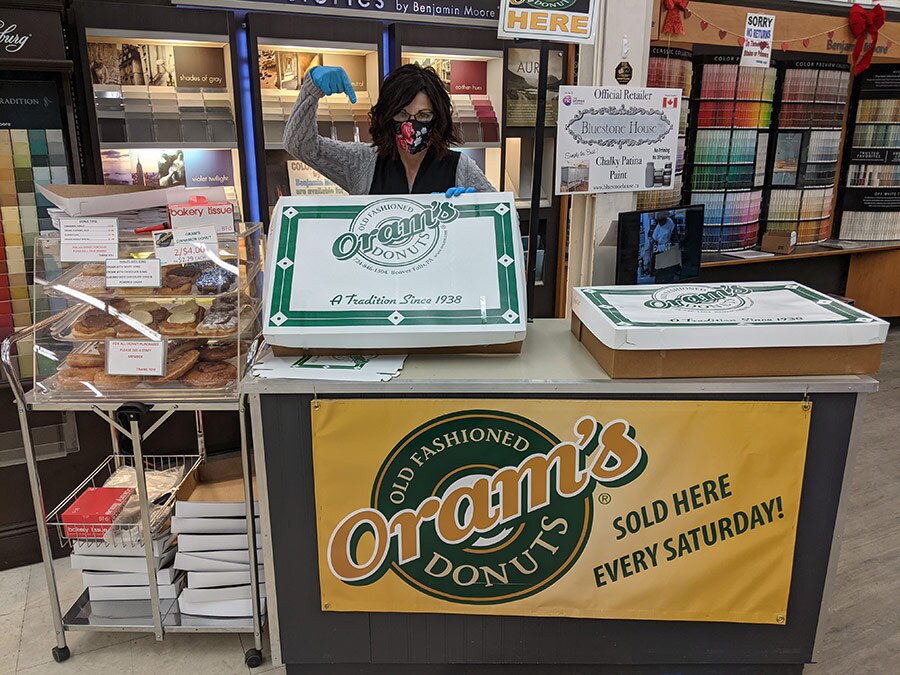 Retail Beacon Award — Ambridge Do it Best Home Center 5 Adding donuts from a local bakery has had a dramatic impact on early Saturday morning sales.