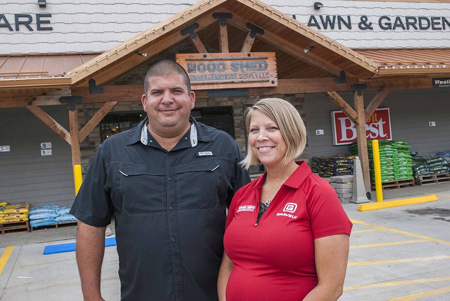 Beacon Award for Best New Store Under 20,000 sq. ft. — Wood Shed Lumber & Hardware Supply 3 Cecil and Sharona Eiserer rebuilt their town’s lumberyard to provide a well-stocked, well-merchandised store for the community.