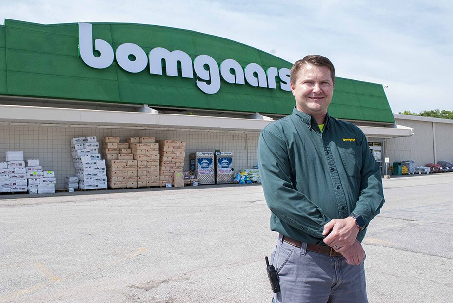 Joseph Puhalla is manager of Bomgaars’ new store in Council Bluffs, Iowa.