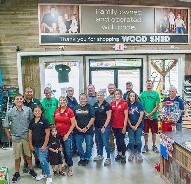Beacon Award for Best New Store Under 20,000 sq. ft. — Wood Shed Lumber & Hardware Supply 4 Sharona leads by example to ensure her team of 17 employees helps customers the best they can.