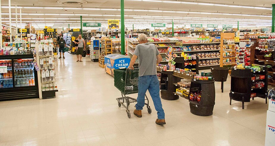 The 84,000-square-foot location is one of Bomgaars’ largest stores.
