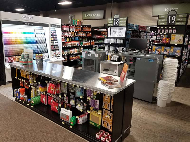 Deanna chose interior colors that were calm and peaceful and not too bright, while ensuring the store stays clean and organized.