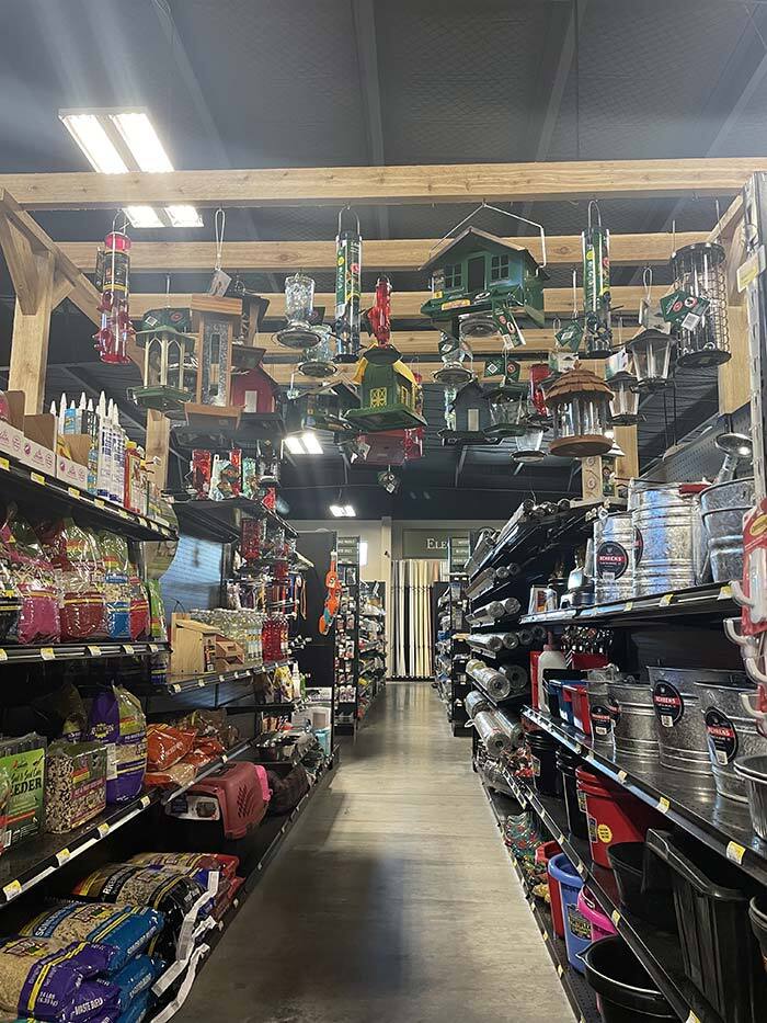 They installed a bird feeder display that spans the aisle, more than doubling feeder sales.