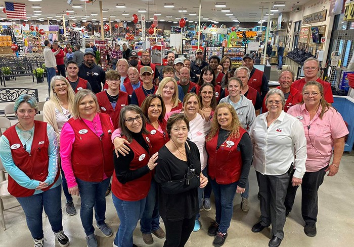 The Green Cove Springs staff was fired up for Ladies Night.