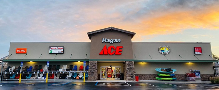 Hagan Ace’s store in Yulee, Fla., includes Hagan Coastal Outfitters.