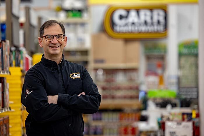 Bart Raser has continually found ways to improve and grow Carr Hardware since coming back to the family business in 1990.