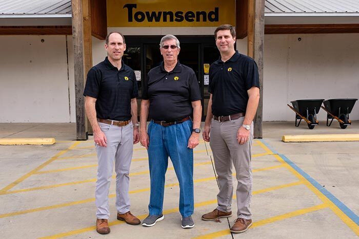 Townsend Building Supply — Beacon Award for Best New Store 1 Michael (left) and Turner Townsend (right) took over Townsend Building Supply from their father, Dale (center), in 2012.