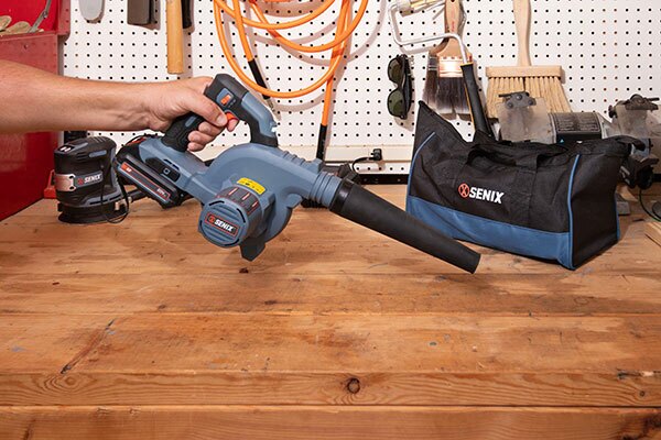 SenixHANDToolsHCMarch24DeptShopTalk 2889415029 65e730d5b25d8 Senix 20 Volt Max Cordless Jobsite Blower