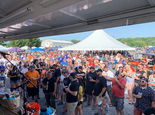 Grilling Tradition Sizzles Into Community Staple 2 At this past year’s Smokin’ on the Creek BBQ, about 3,000 people showed up to enjoy music, games and, of course, some barbeque.