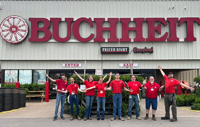Buchheit has grown to include 850 employees 20 retail stores, a logistics company, agricultural division, cabinet manufacturing unit, and metal production business.
