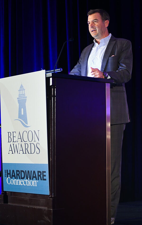 During his remarks after receiving the Retail Beacon Award, Miller credited the Nation’s Best team, saying “Thank you to my team. It’s your award, not mine.” 