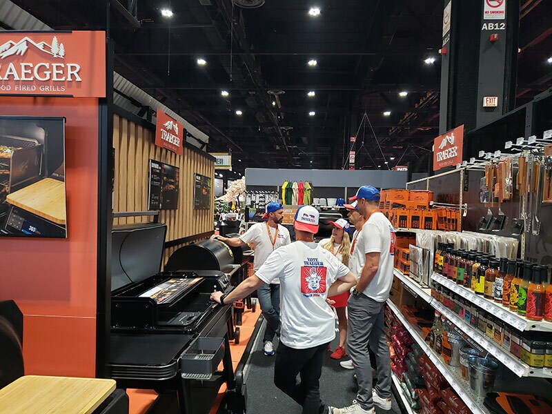 Inside Look at Ace’s Elevate Concept Store 2 The Traeger section in the Elevate Ace store provides an immersive shopping experience, featuring grills, rubs, and accessories in a dedicated space, allowing customers to fully engage with the brand and enhance their grilling experience.