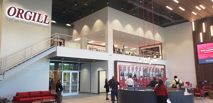 Game Changer: Orgill Opens Innovation Center 2 The Innovation Center’s lobby sets the stage for a storytelling experience—guiding visitors through Orgill’s history, current initiatives and vision for the future of independent retail.
