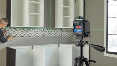 crosslinelaserGLL5040GboschKitchen2 Bosch Self-Leveling 360° Cross-line Laser