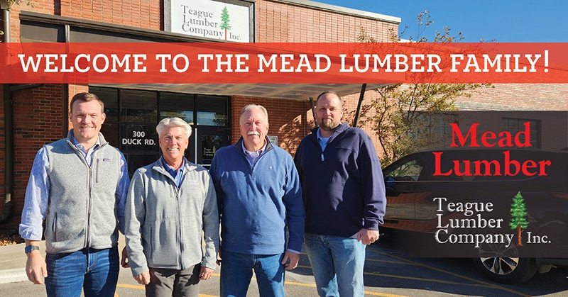 Mead Lumber Mead Lumber Purchases Teague Lumber Company