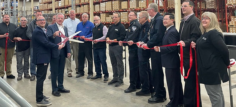 True Value Manufacturing Unveils Paint Plant Automation 1 TV ribbon cutting True Value Manufacturing Unveils Paint Plant Automation