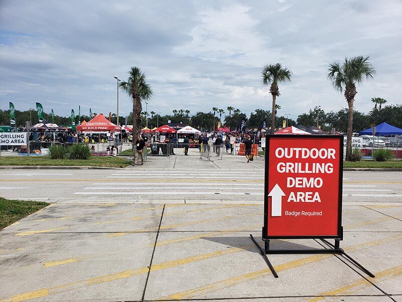 THC Sept 23 News Ace Outdoor Demo Area Yard Rx Lawn and Garden Program Unveiled at Ace Fall 2023 Convention