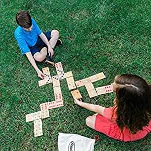 Bolaball Giant Dominoes 3-IN-1 EXTREME FUN PACK: GIANT DICE, DOMINOES AND TUMBLING BLOCKS