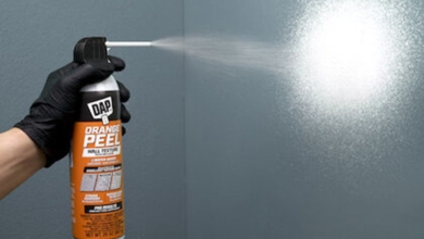 DAP product in action nov 24 DAP 2-in-1 Wall & Ceiling Spray Texture