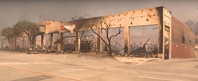 Altadena Hardware post fire California Wildfires of January 2025 Devastate Altadena Hardware