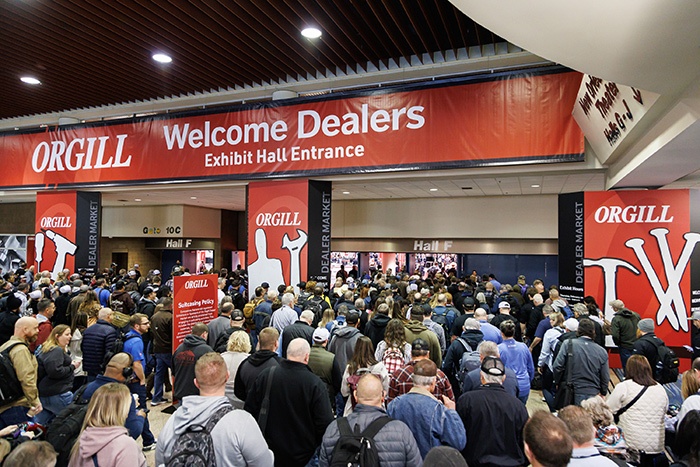 Hall opening Busy Show Floor, New Vendors and Tech Trends Define Orgill 2025 Spring Market 