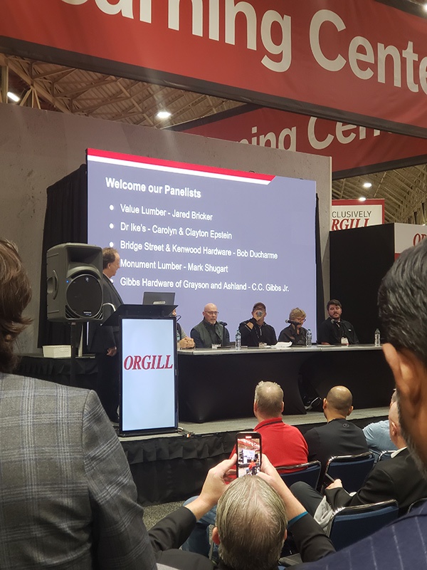 TV Panelists Busy Show Floor, New Vendors and Tech Trends Define Orgill 2025 Spring Market 