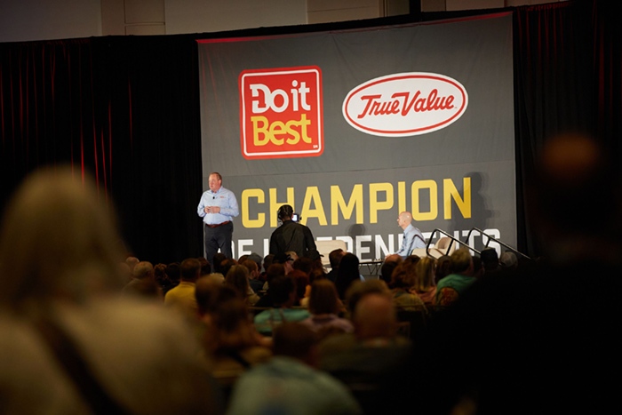 Dent at TV retailer night Bigger, Stronger, Faster: Do it Best and True Value Host First Joint Spring Market in Orlando