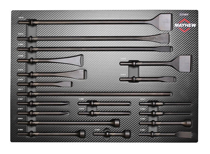 Mayhew Tools Pneumatic Set Mayhew Tools 20-Piece Pneumatic Set in Foam Tray