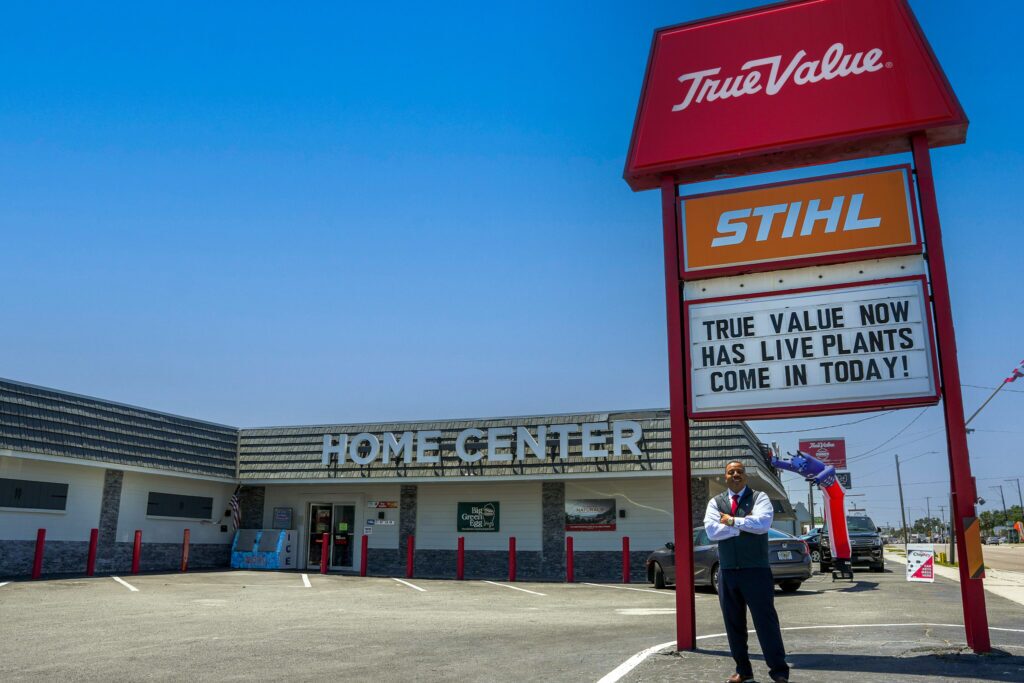 Exterior 1 Chris Cunningham’s True Value America Delivers Hometown Service
