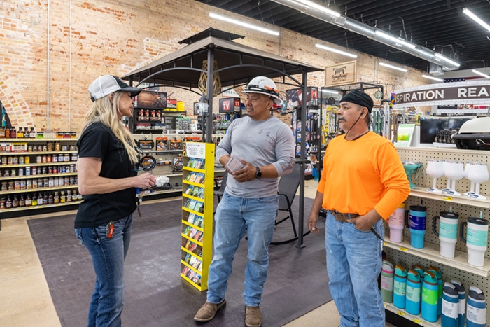 Julie Walker Martin With Customers Small-Town Store, Big-Time Revitalization at Howard Walker’s True Value Hardware