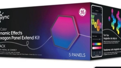 GE Hexagon panels 1 GE Lighting Cync Dynamic Effects Smart LED Hexagon Panels